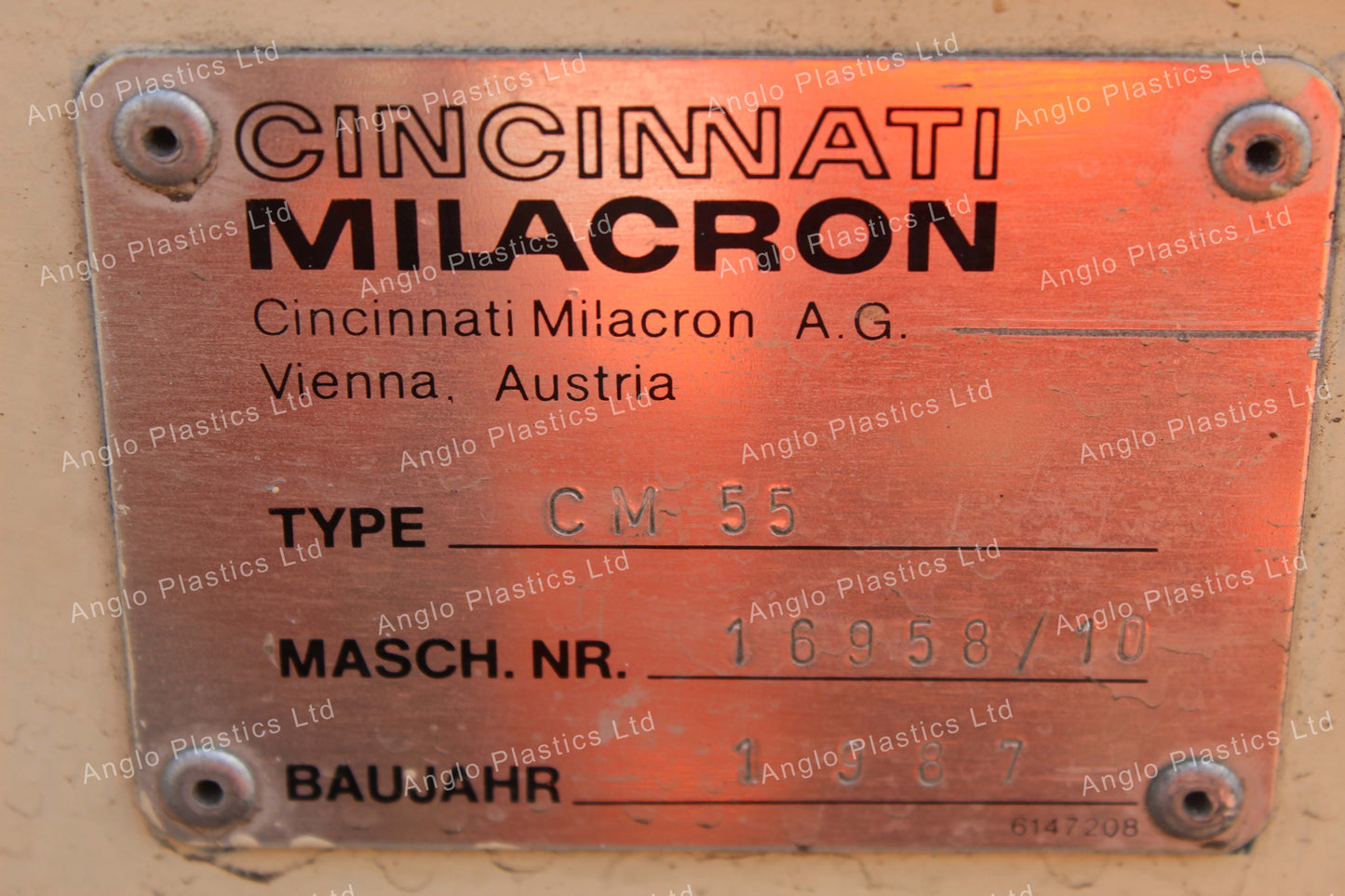 Cincinnati CM55 Twin Screw Extruder