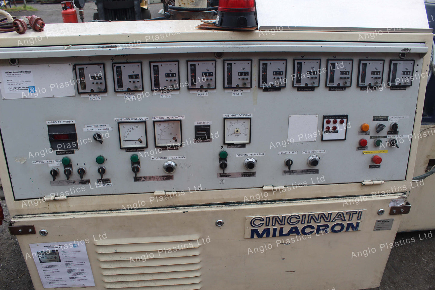 Cincinnati CM55 Twin Screw Extruder