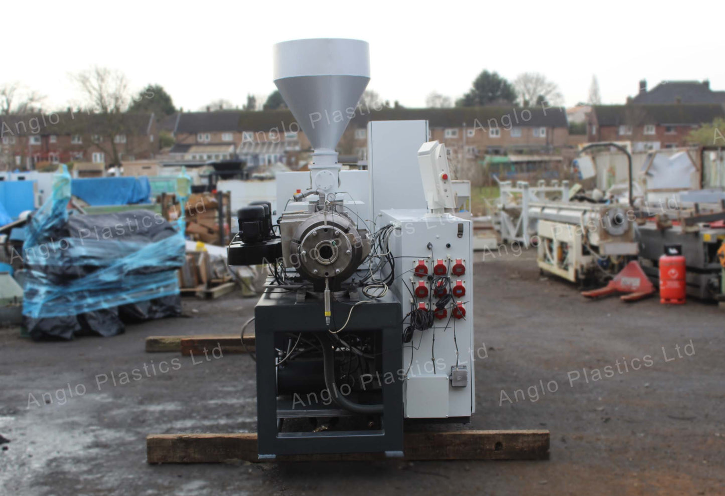 Cincinnati CMT80L Conical Twin Screw Extruder