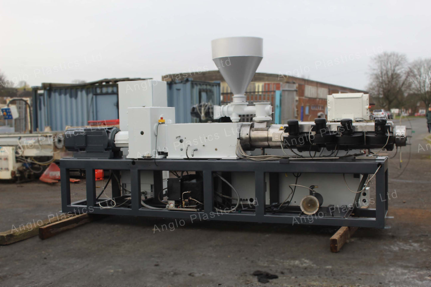 Cincinnati CMT80L Conical Twin Screw Extruder