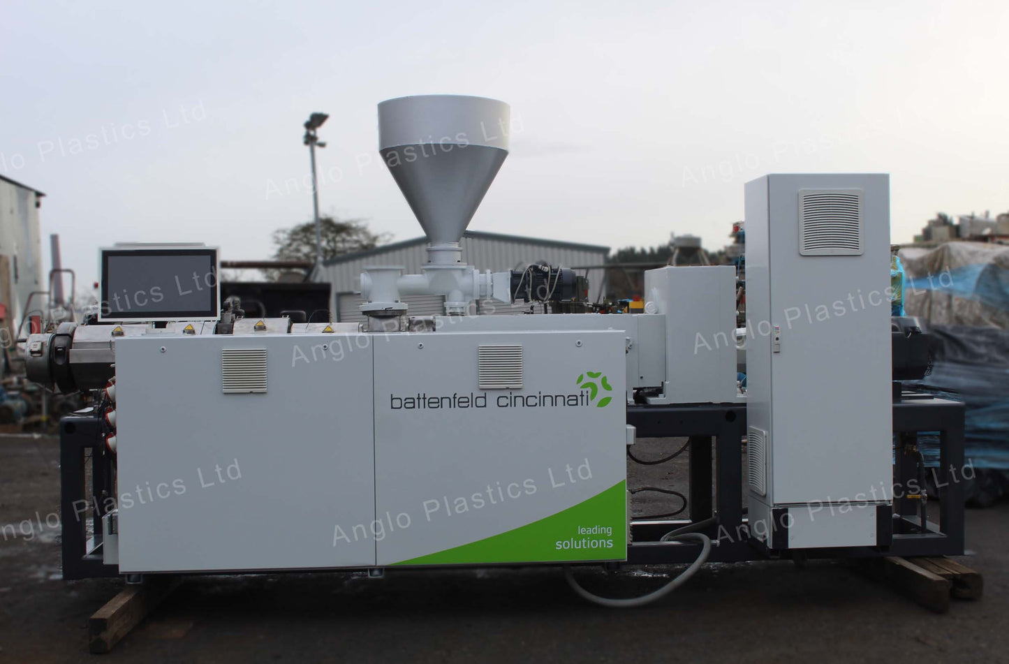 Cincinnati CMT80L Conical Twin Screw Extruder