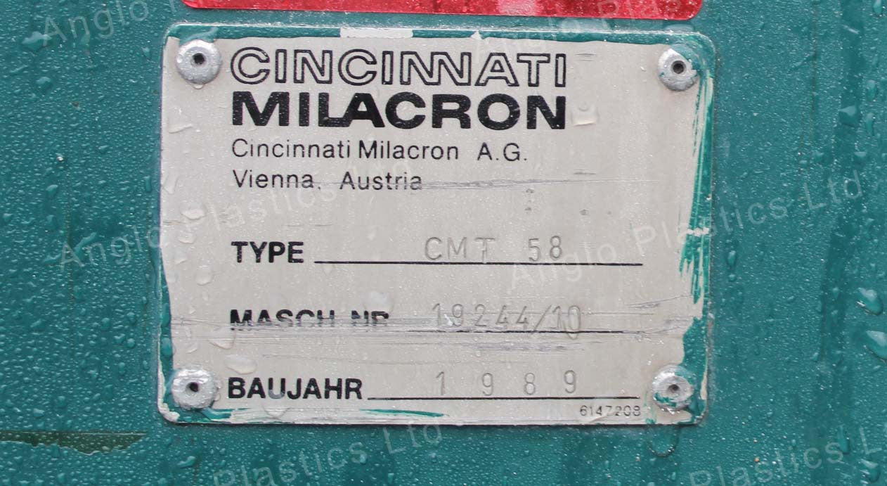 Cincinnati Milacron CMT58 Twin Screw Extruder