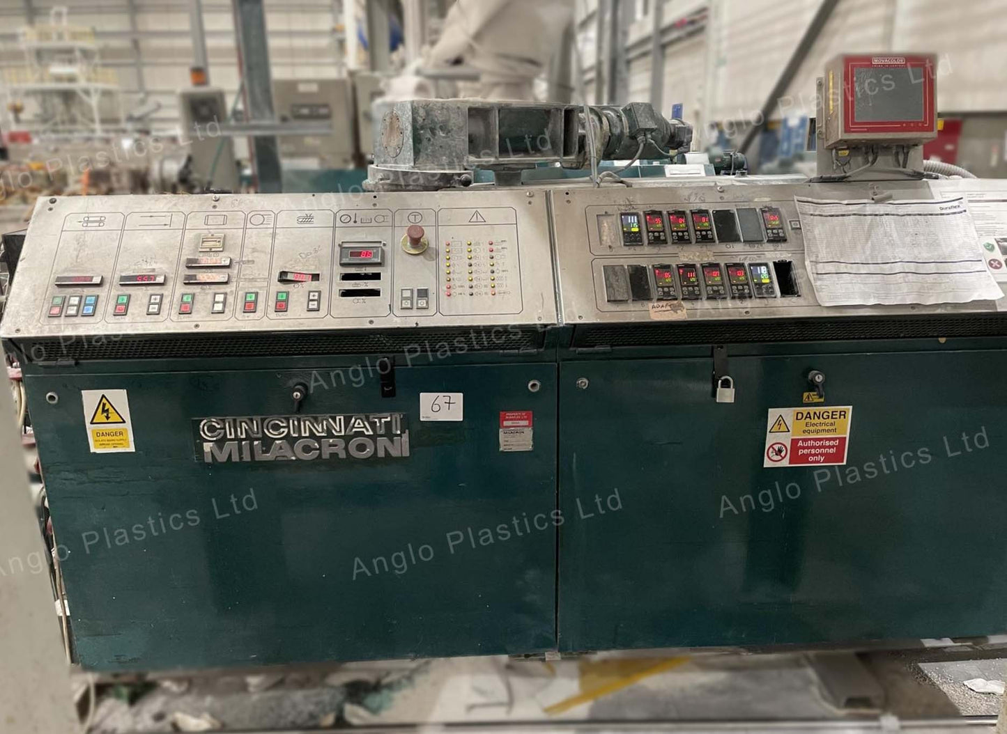 Cincinnati Milacron CMT58 Twin Screw Extruder