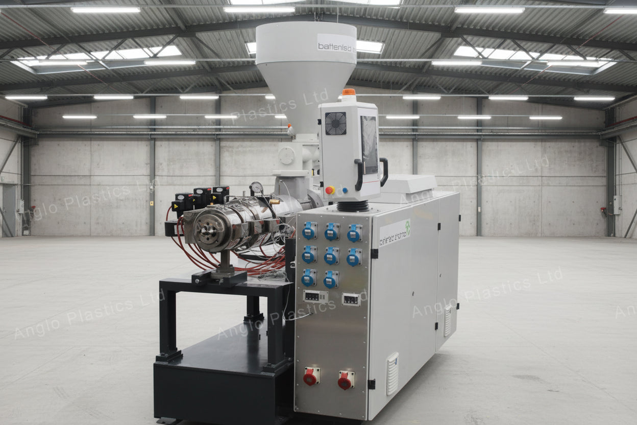 cincinnati titan 58 conical twin screw extruder