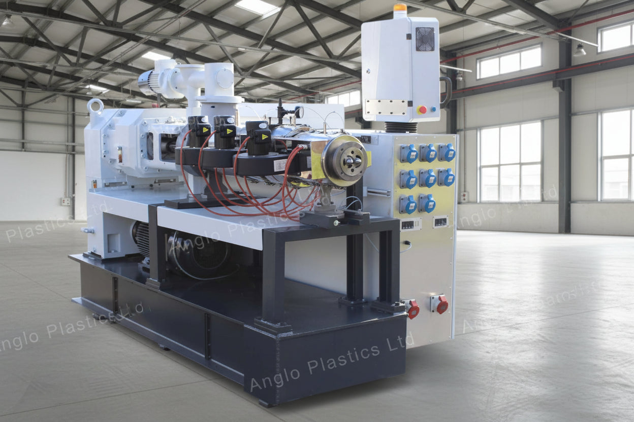 cincinnati titan 58 conical twin screw extruder