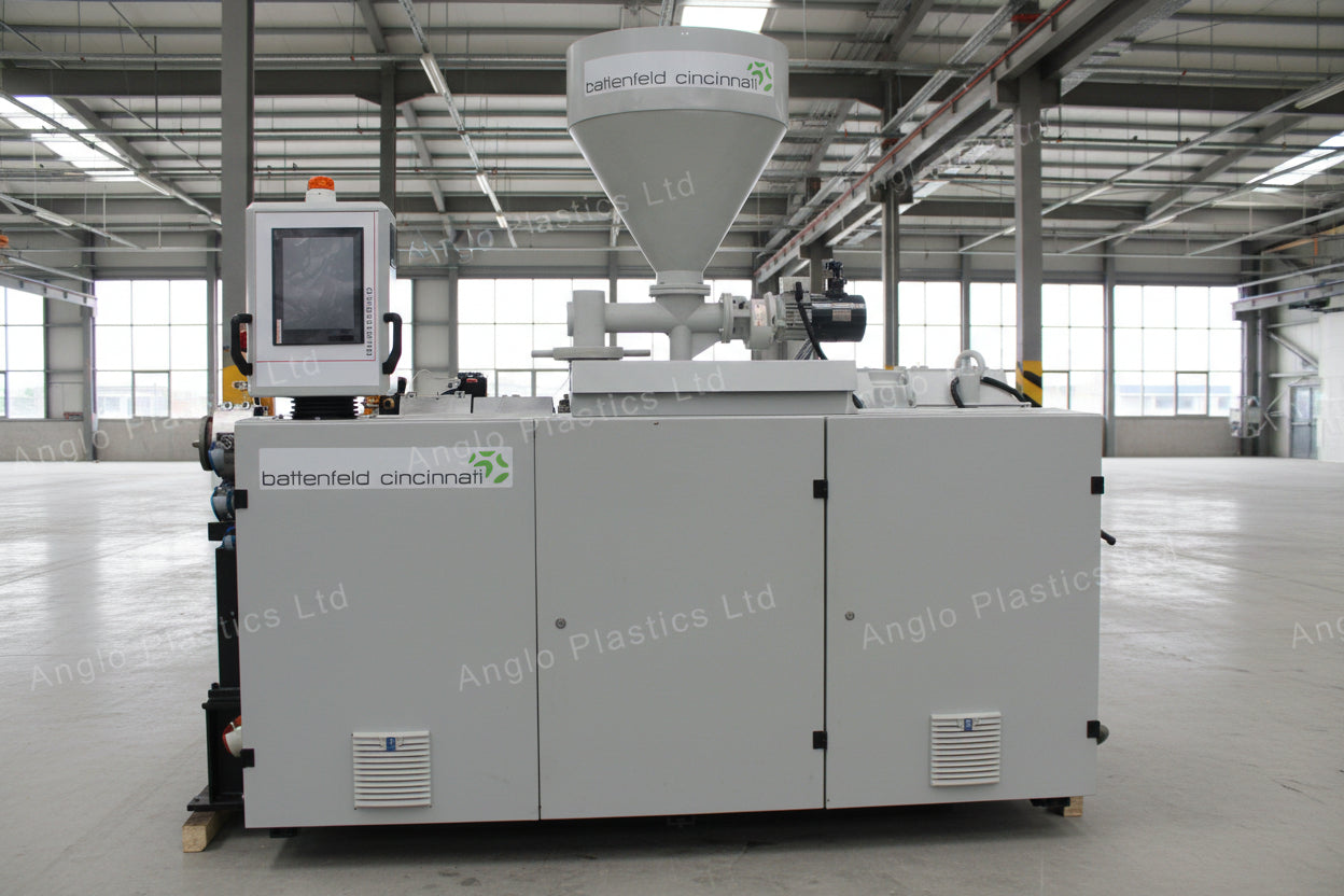 cincinnati titan 58 conical twin screw extruder