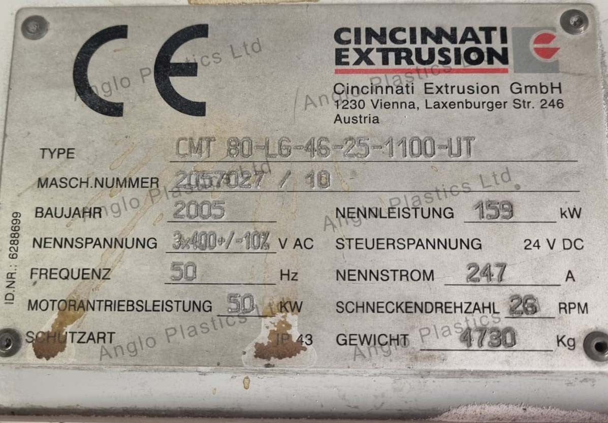 cmt80 extrusion line