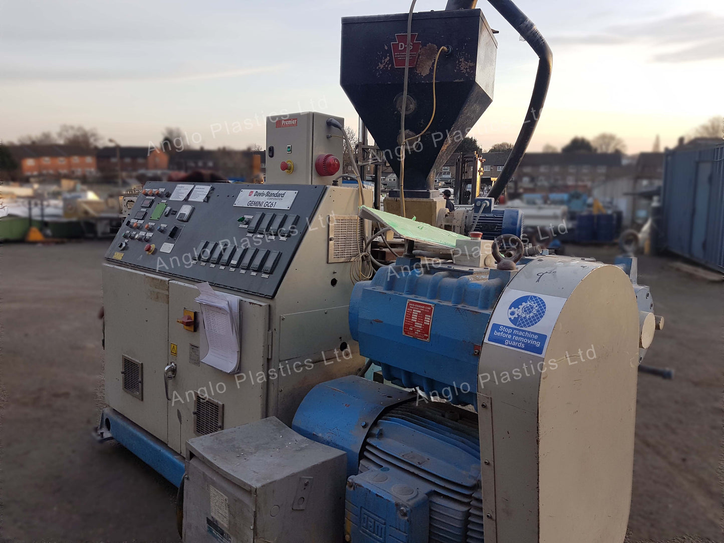 Davis Standard 60mm GC61 twin screw extruder