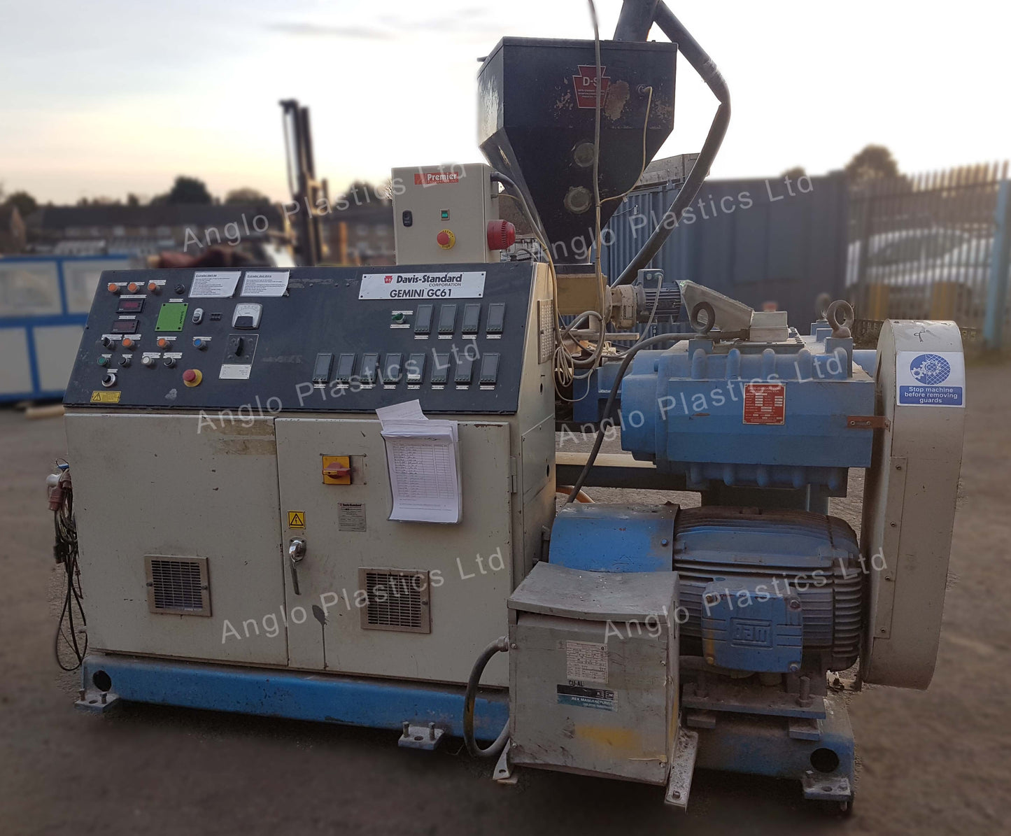 Davis Standard 60mm GC61 twin screw extruder