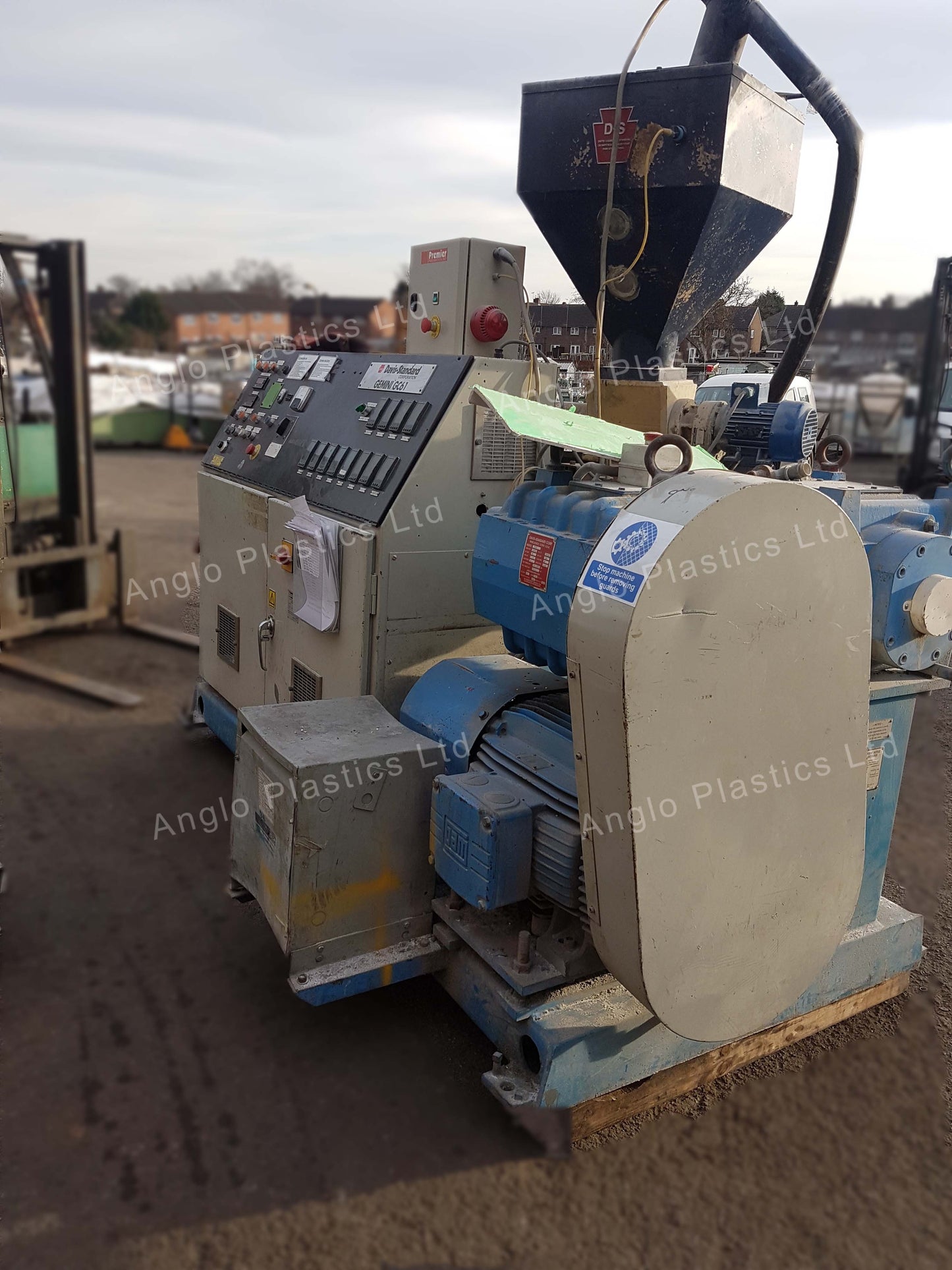 Davis Standard 60mm GC61 twin screw extruder