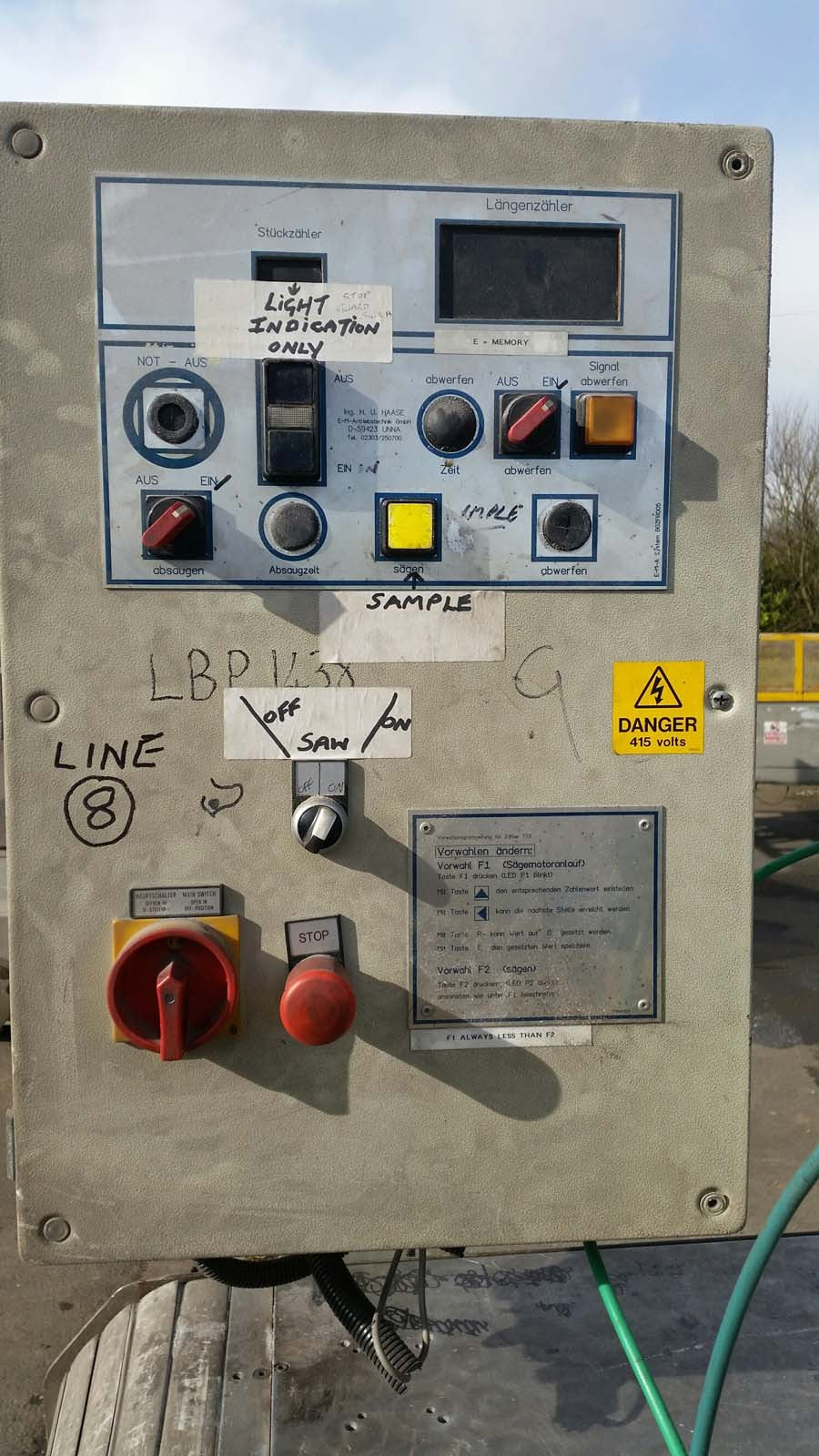 ellinghaus sv1000 350mm profile saw