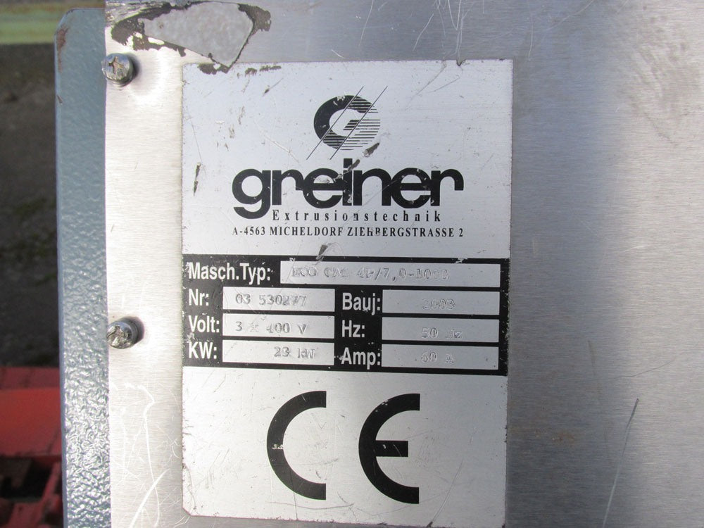 greiner downstream line - greiner 7mtr eco cal table