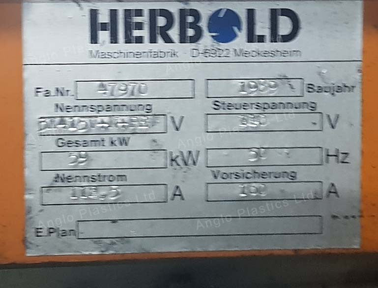 herbold 600 x 1000 granulator