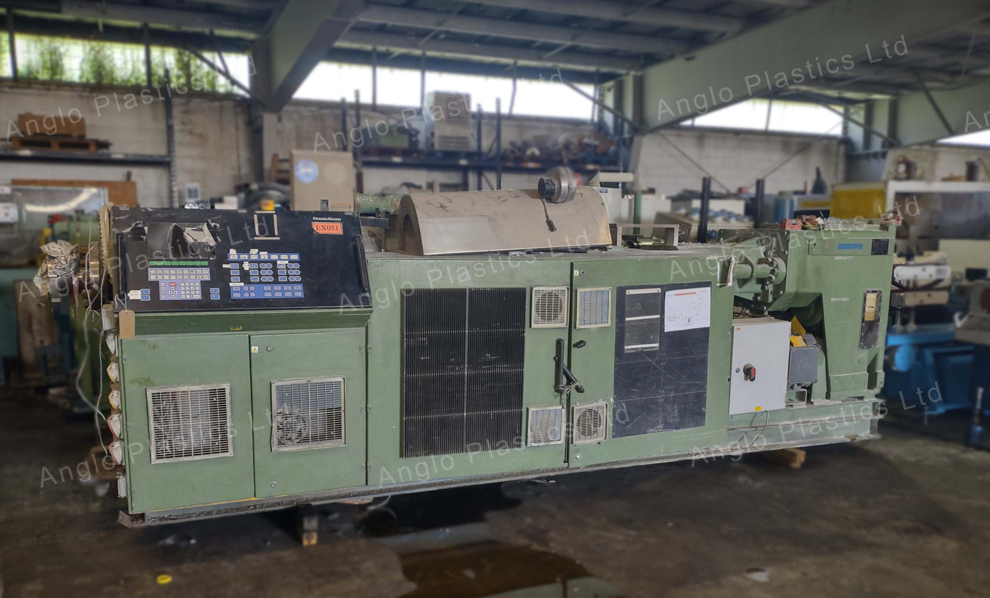 krauss kmd110 twin screw extruder