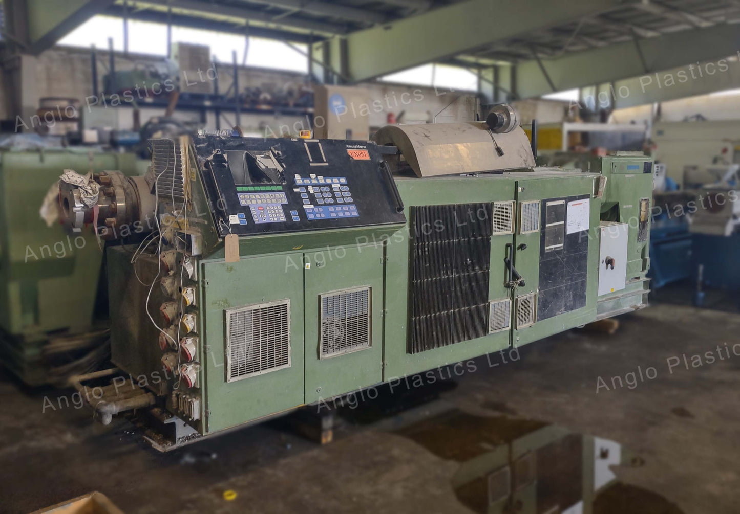 krauss kmd110 twin screw extruder