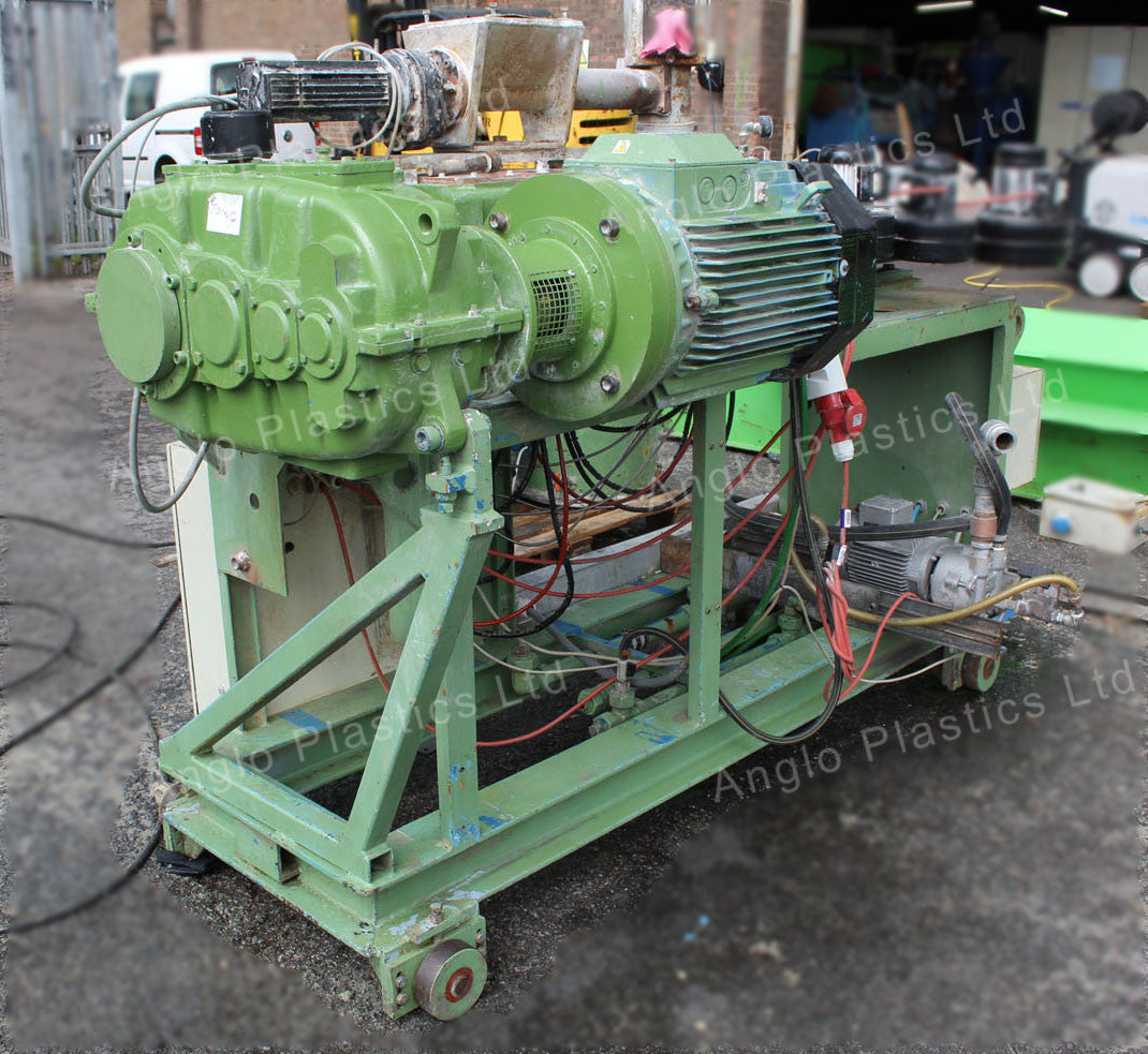 krauss maff 50mm twin screw extruder