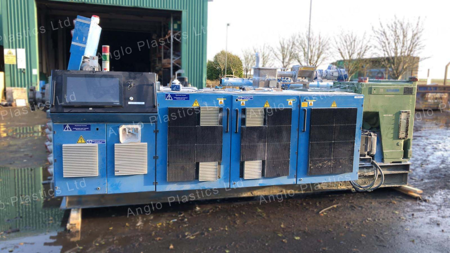 krauss maffei kmd 110 twin strand extrusion line