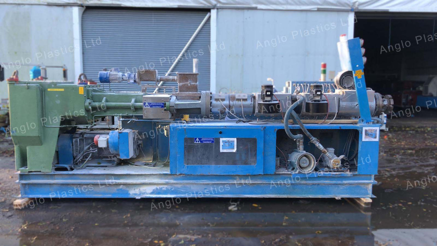 krauss maffei kmd 110 twin strand extrusion line