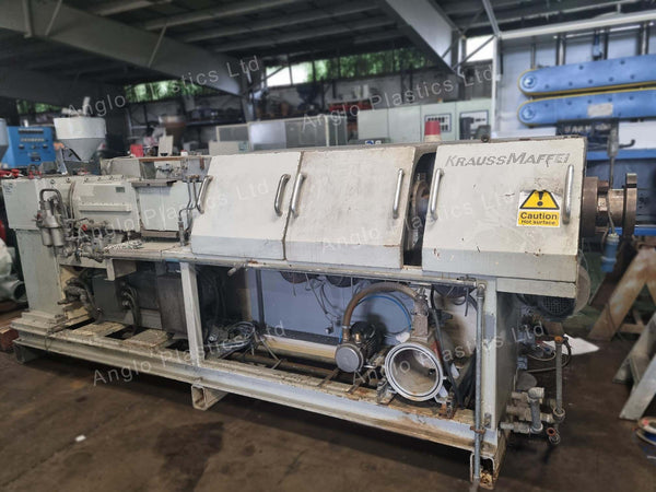krauss maffei kmd 75-26 twin screw extruder