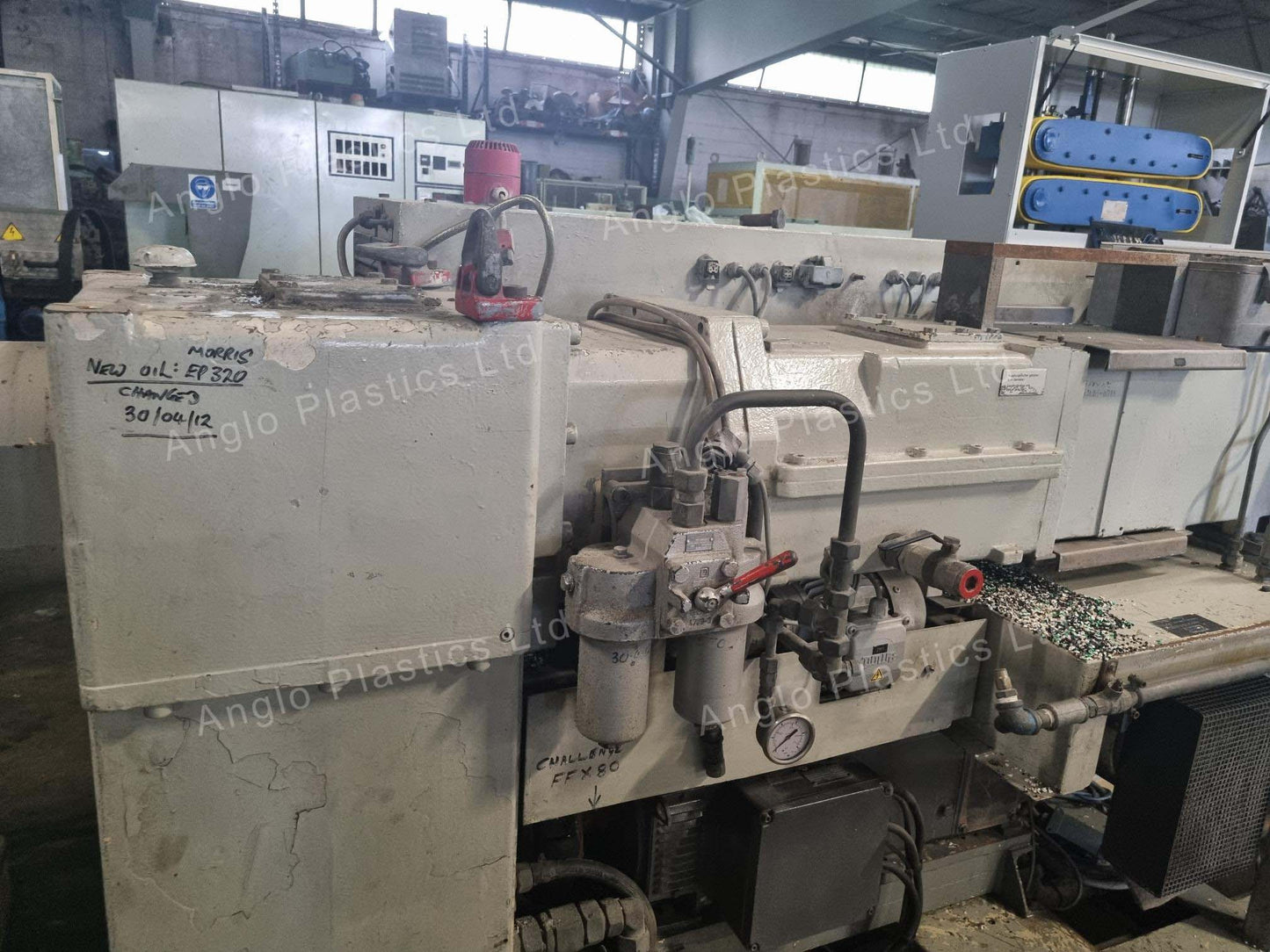 krauss maffei kmd 75-26 twin screw extruder