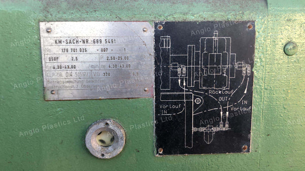 krauss maffei kmd50 extruder with 25mm co-ex