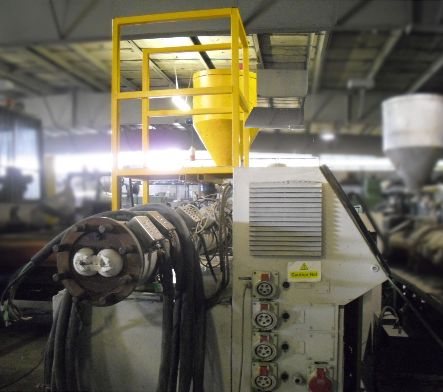 Krauss Maffei KMD 90mm Twin Screw Extruder