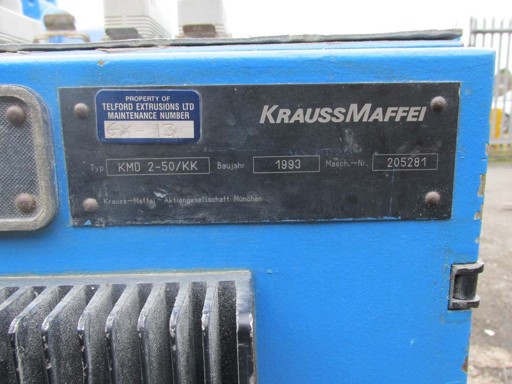 krauss maffei kmd50 extruder