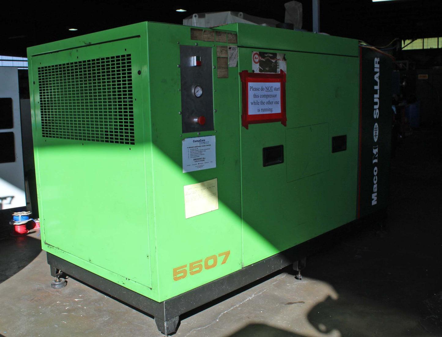 maco m sullair compressor