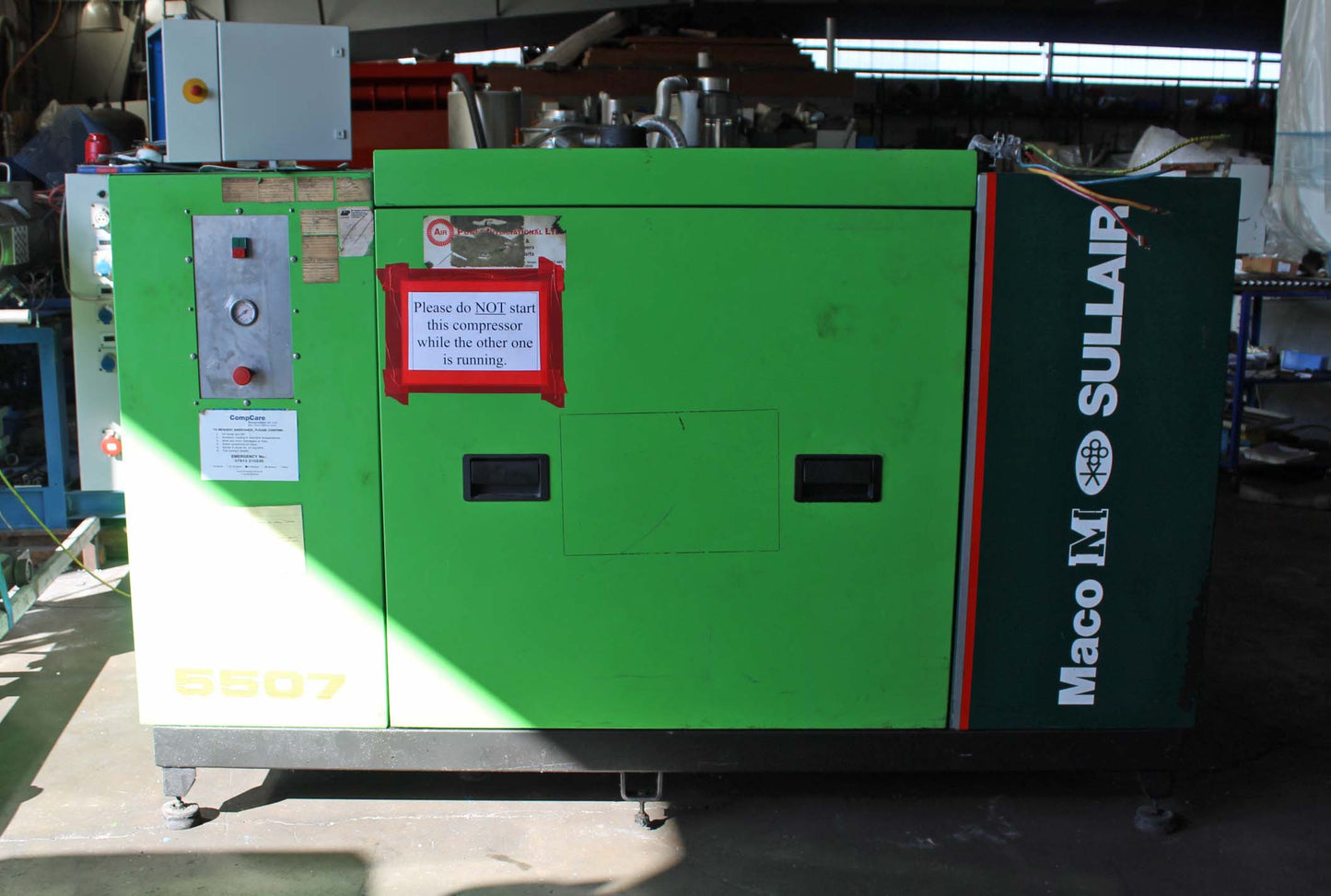 maco m sullair compressor