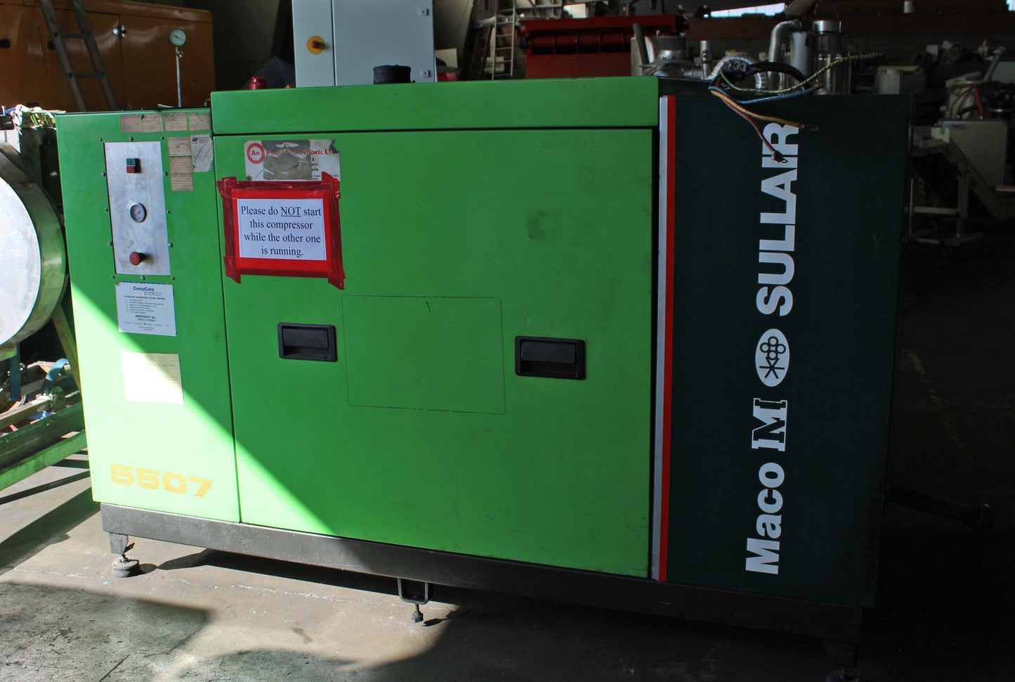 maco m sullair compressor