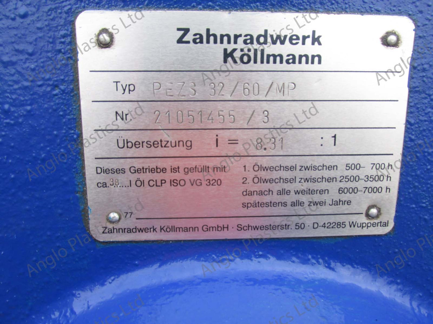 maplan esma 60250 single screw extruder