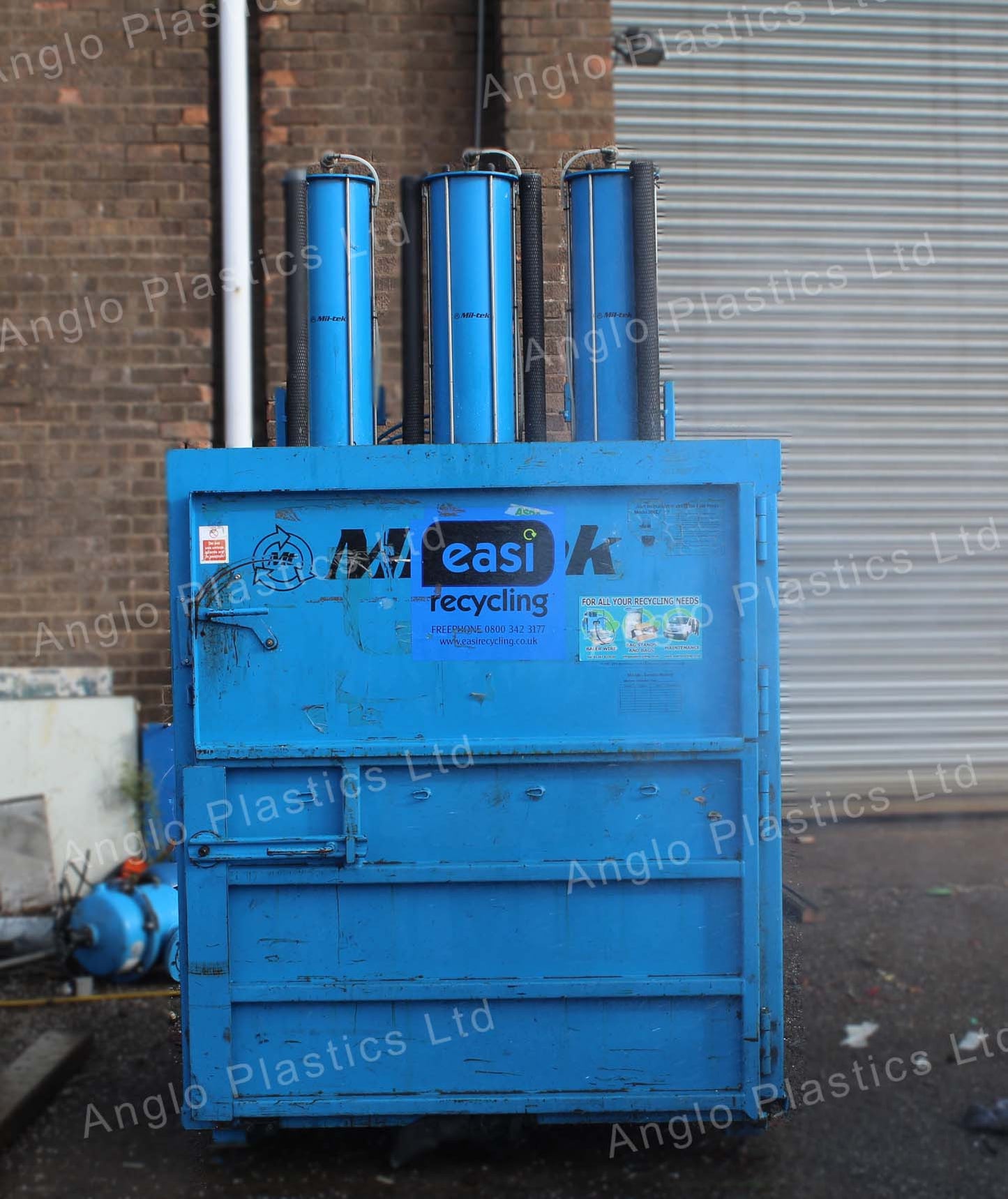 mil-tek cardboard and plastic baler