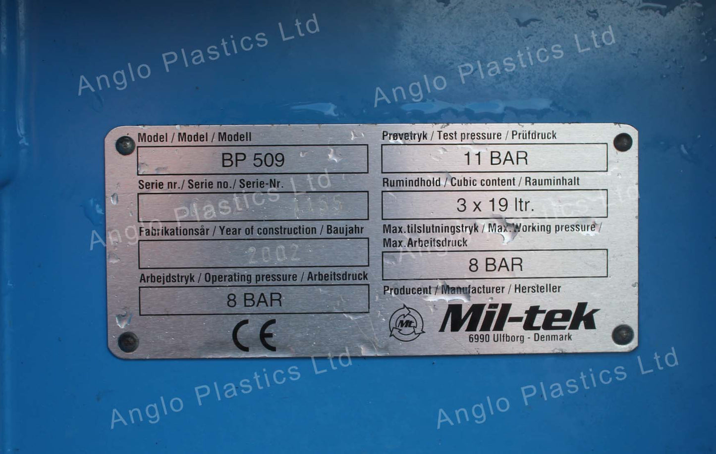 mil-tek cardboard and plastic baler