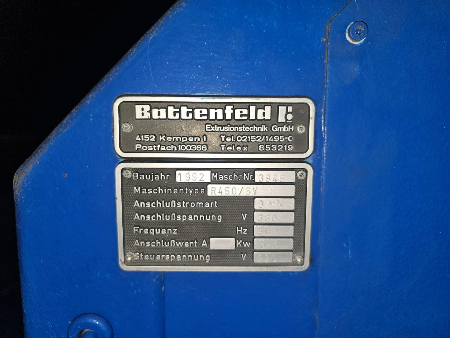 Batenfeld 6 belt haul off