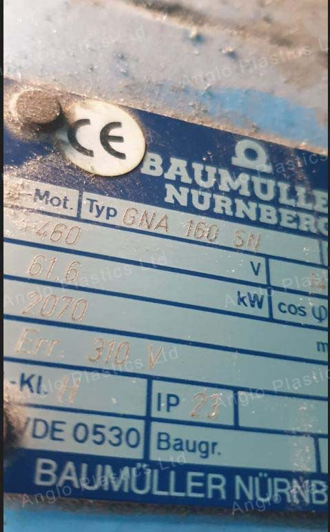 plastex 80mm single screw extruder