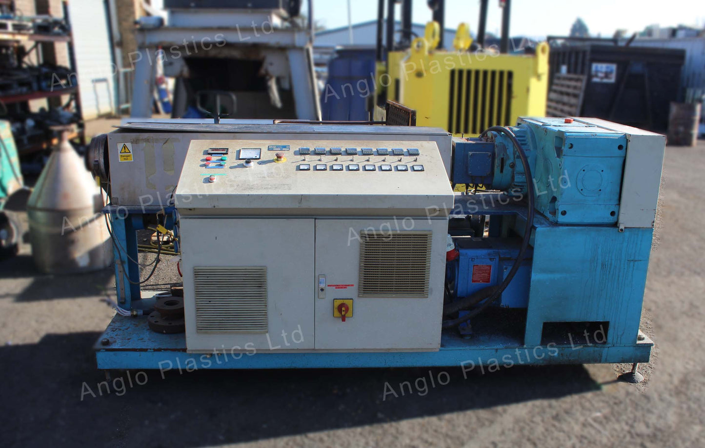 plastex 80mm single screw extruder