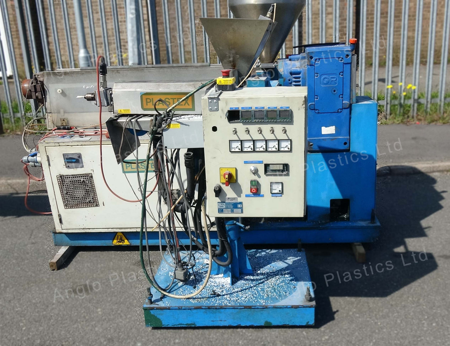 plastex 60mm extrusion line with platex 25mm co ex