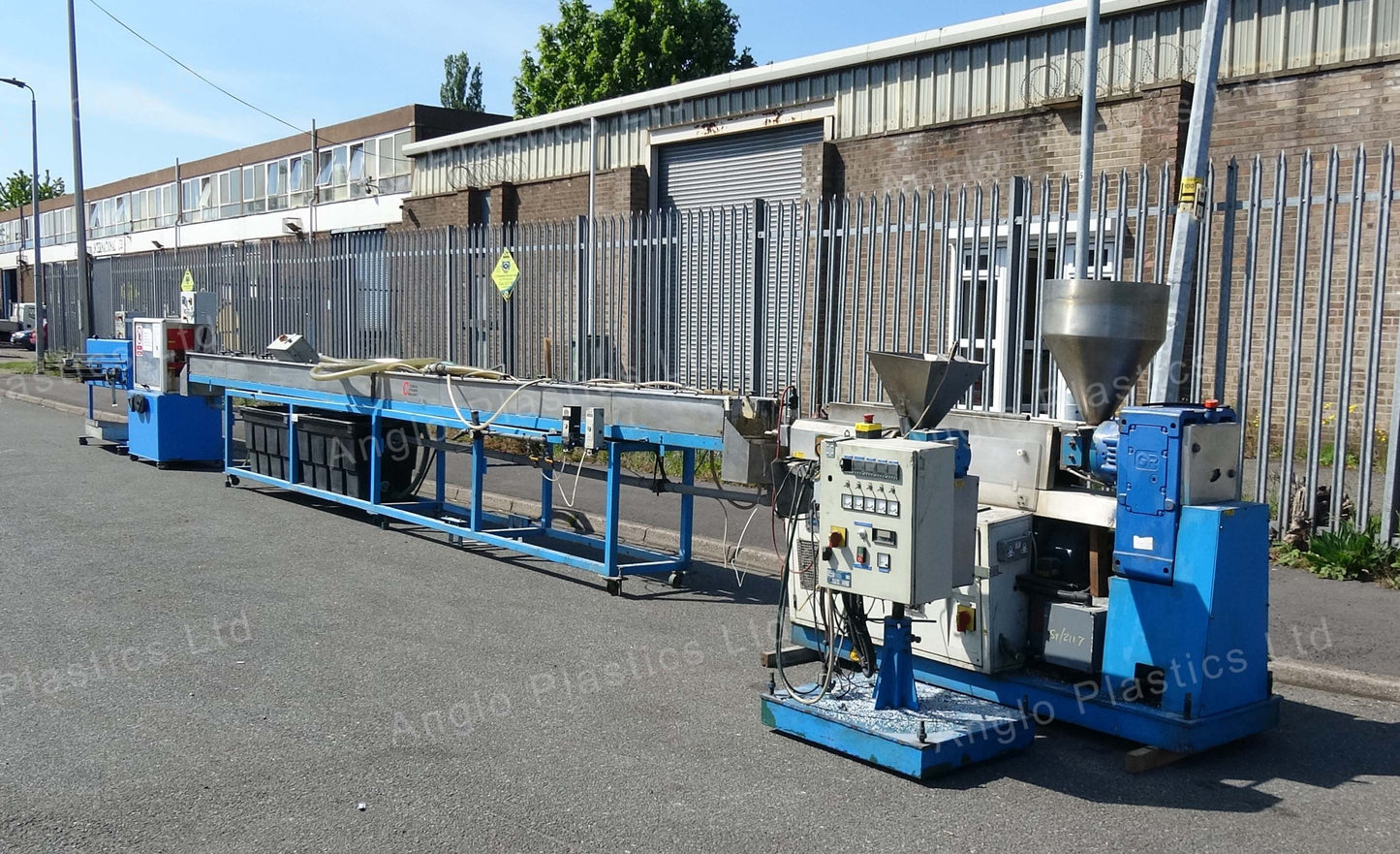plastex 60mm extrusion line with platex 25mm co ex
