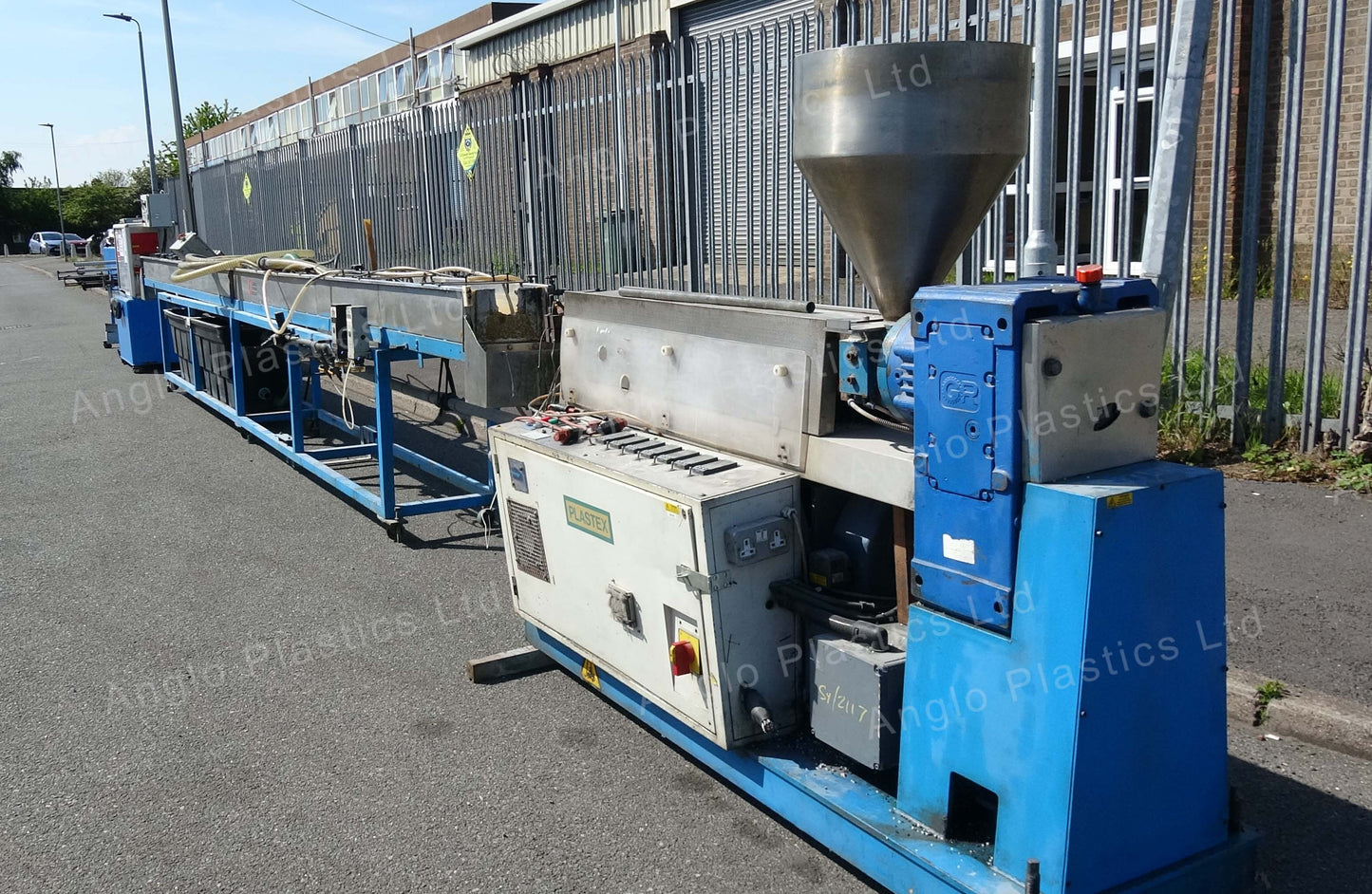 plastex 60mm extrusion line with platex 25mm co ex