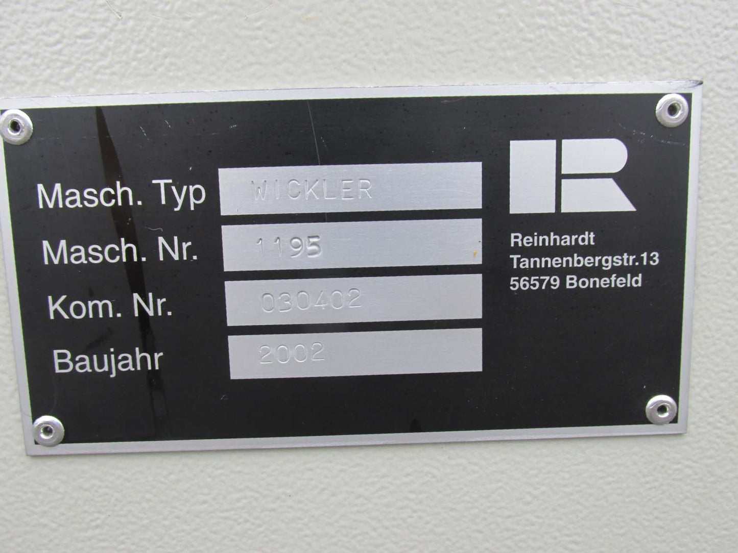 reinhardt single winder