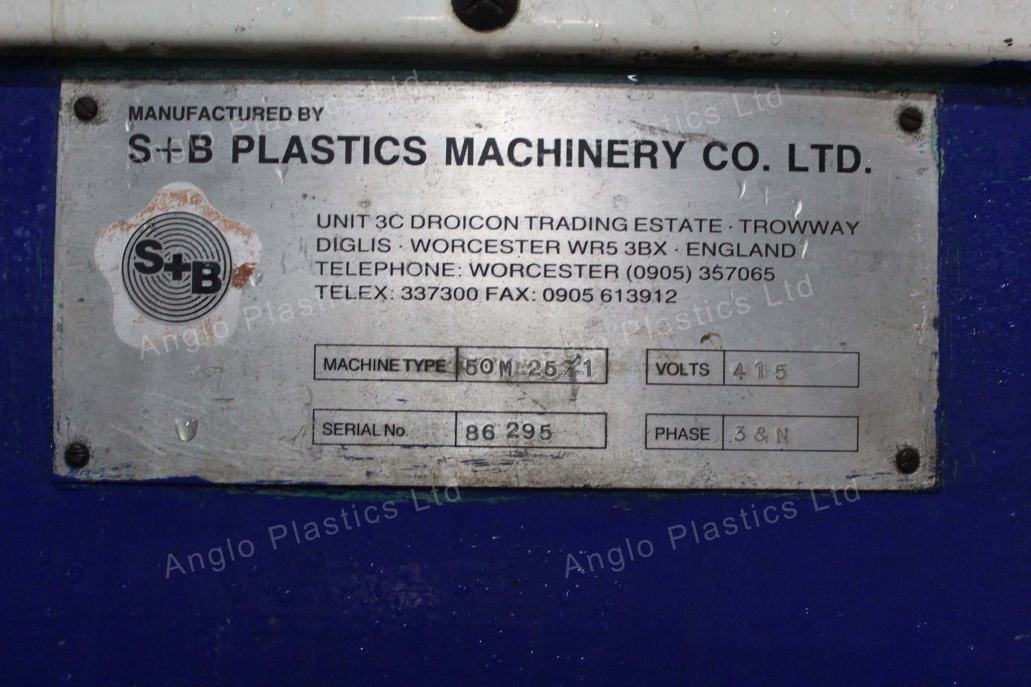 s&b 50mm single screw extruder