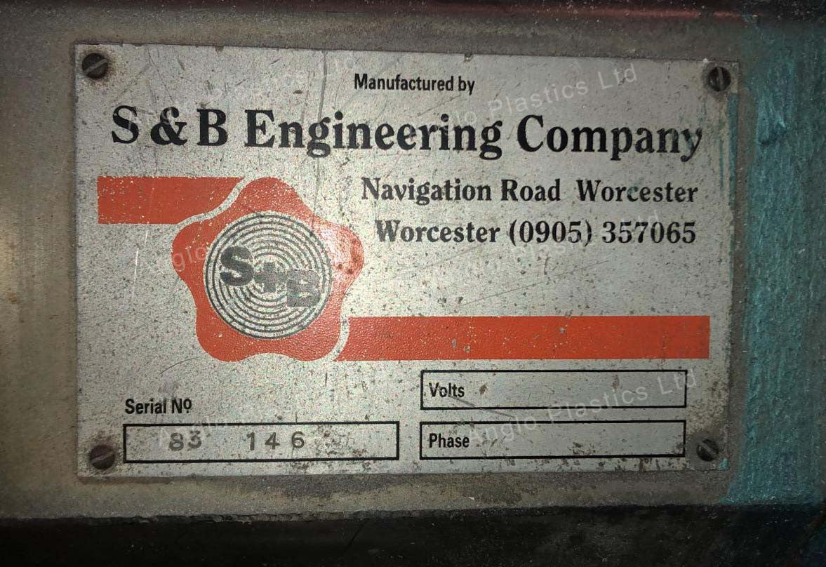 S&B 60mm Single Screw Extruder