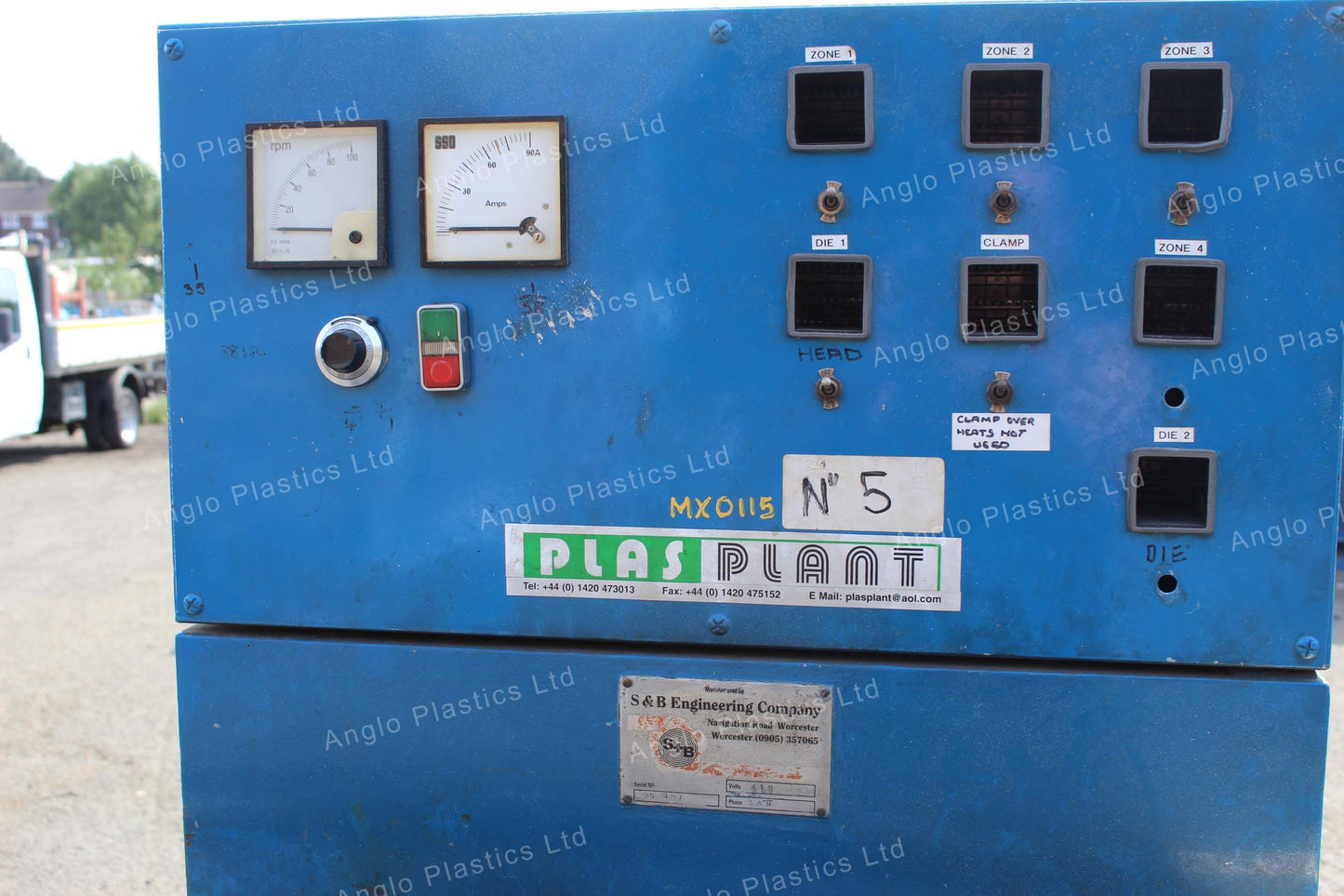 s&b 65mm single screw extruder