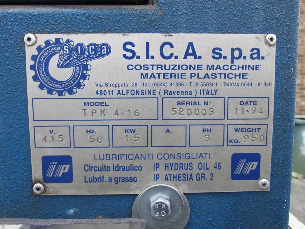 sica tpk4.16 planetary cutter