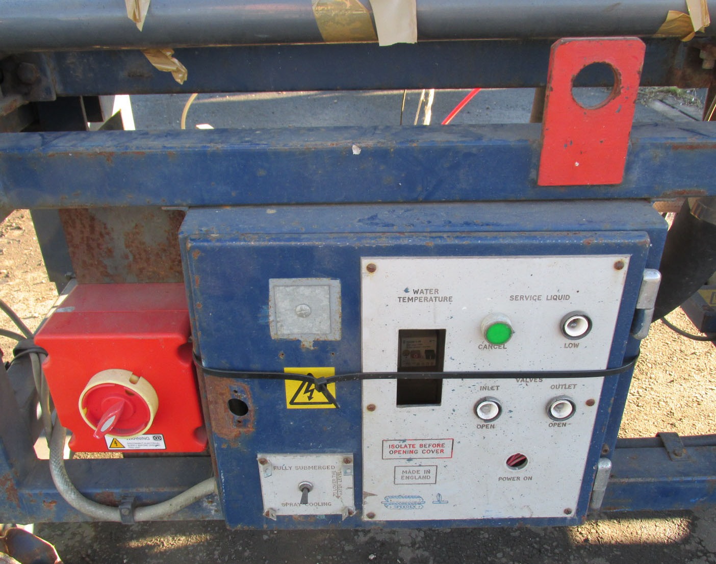 speedex vcst 125 vacuum tank