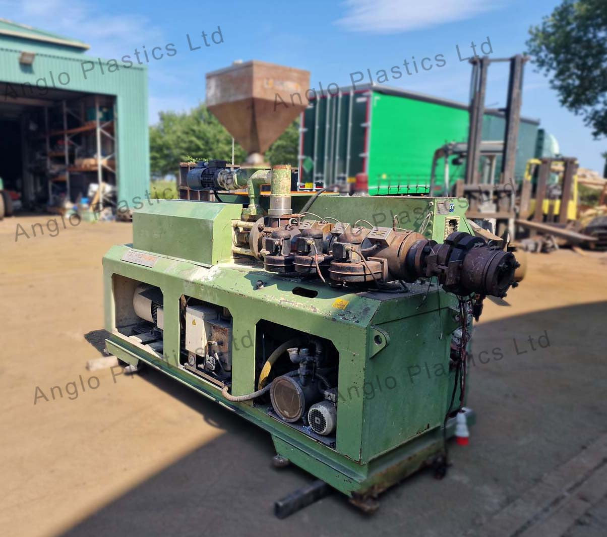 Technoplast TDE 5000 twin screw extruder