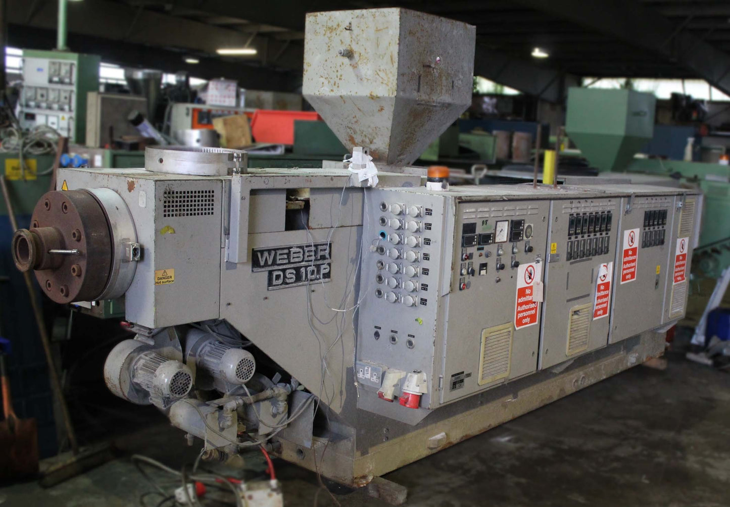 weber ds10p twin screw extruder