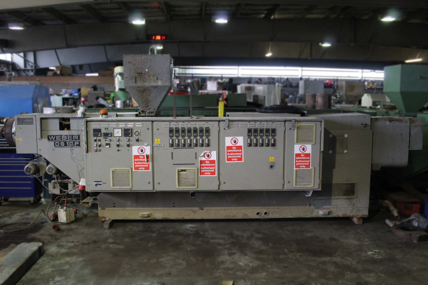 weber ds10p twin screw extruder