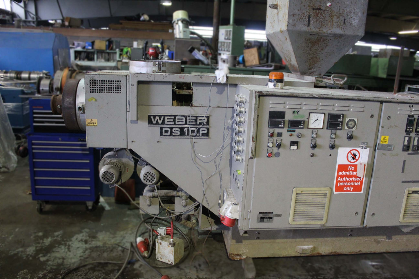 weber ds10p twin screw extruder