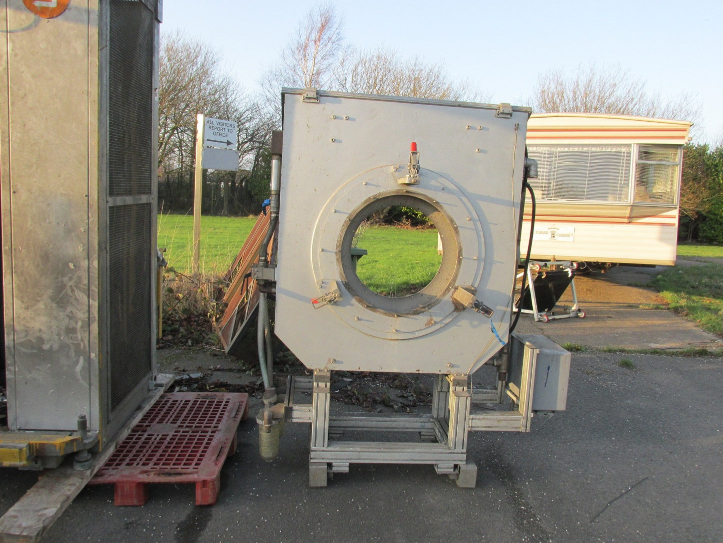 pvc pipe downstream line 6" and 12"